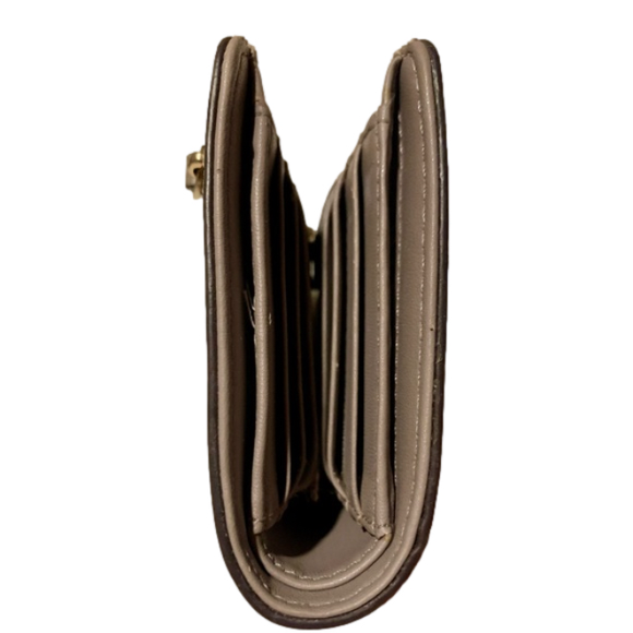 Kate Spade New York Wellesley Cara Wallet Leather Beige Small Wallet - Picture 6 of 16